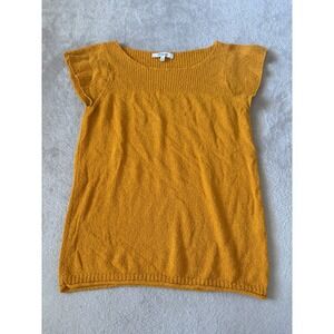 Madewell Knit Top Short Sleeve Textured Casual Everyday Tee Shirt XS